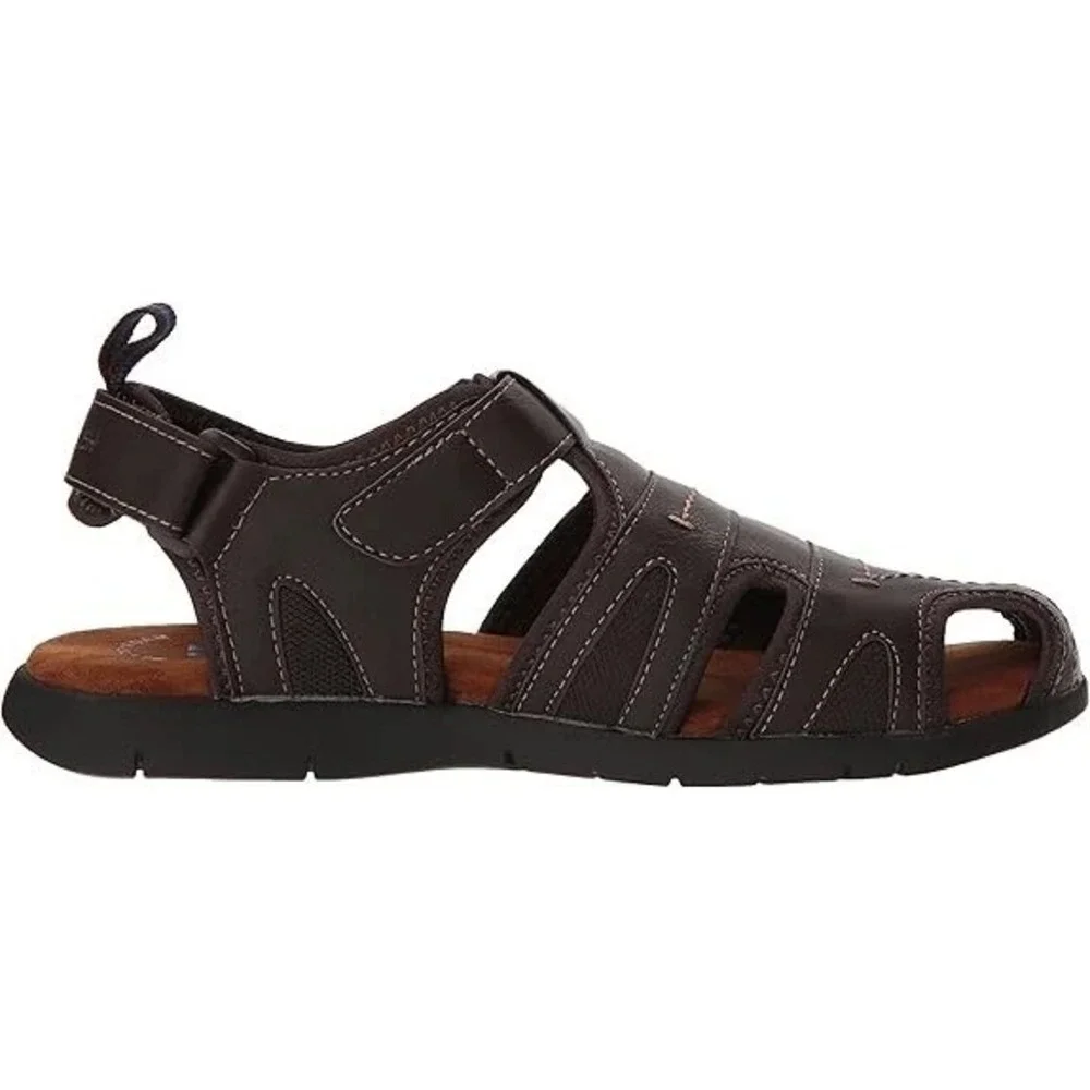 Nunn Bush Men's Rio‎ Grande Closed Toe Fisherman Sandal Brown 84748-200 Size: 8
